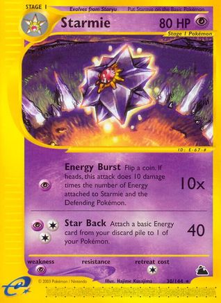 Starmie (30) 030 Skyridge - Rare