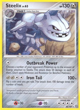 Steelix 028 Stormfront - Rare