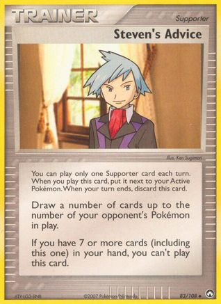 Steven's Advice 083/108 Power Keepers - Uncommon