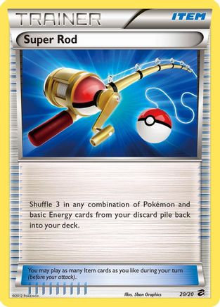 Super Rod 020/20 - Holofoil Dragon Vault - Holo Rare