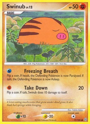 Swinub 077 - Reverse Holofoil Stormfront - Common
