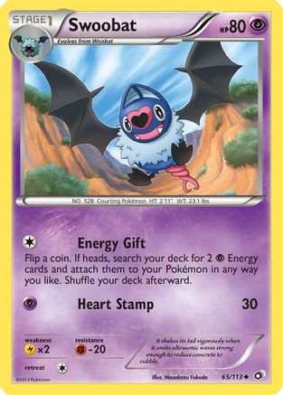 Swoobat 065 Legendary Treasures - Uncommon