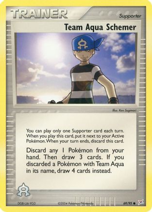 Team Aqua Schemer 069/95 Team Magma vs Team Aqua - Common