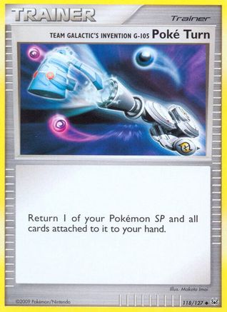 Team Galactic's Invention G-105 Poke Turn 118/127 Platinum - Uncommon