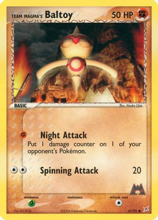 Team Magma's Baltoy 061/95 Team Magma vs Team Aqua - Common
