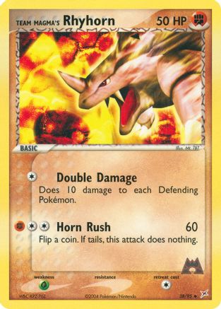 Team Magma's Rhyhorn 038/95 Team Magma vs Team Aqua - Uncommon