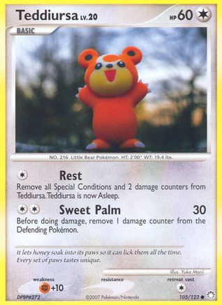 Teddiursa 105/123 Mysterious Treasures - Common