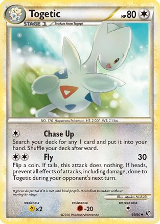 Togetic 039/90 - Reverse Holofoil Undaunted - Uncommon