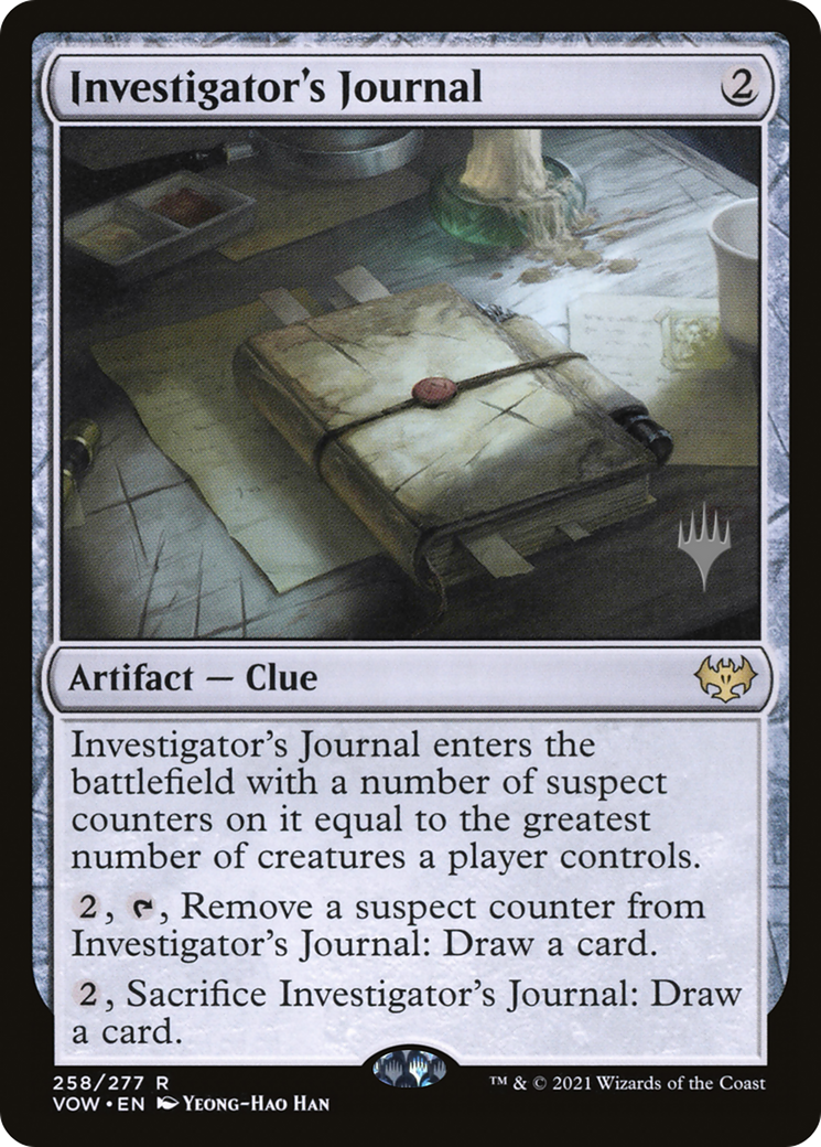 Investigator's Journal (PPNEO-258P) - Innistrad: Crimson Vow Promos