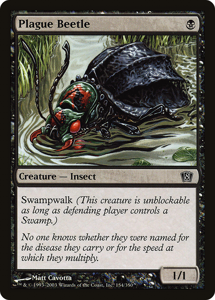 Plague Beetle (8ED-154★) - 8th Edition