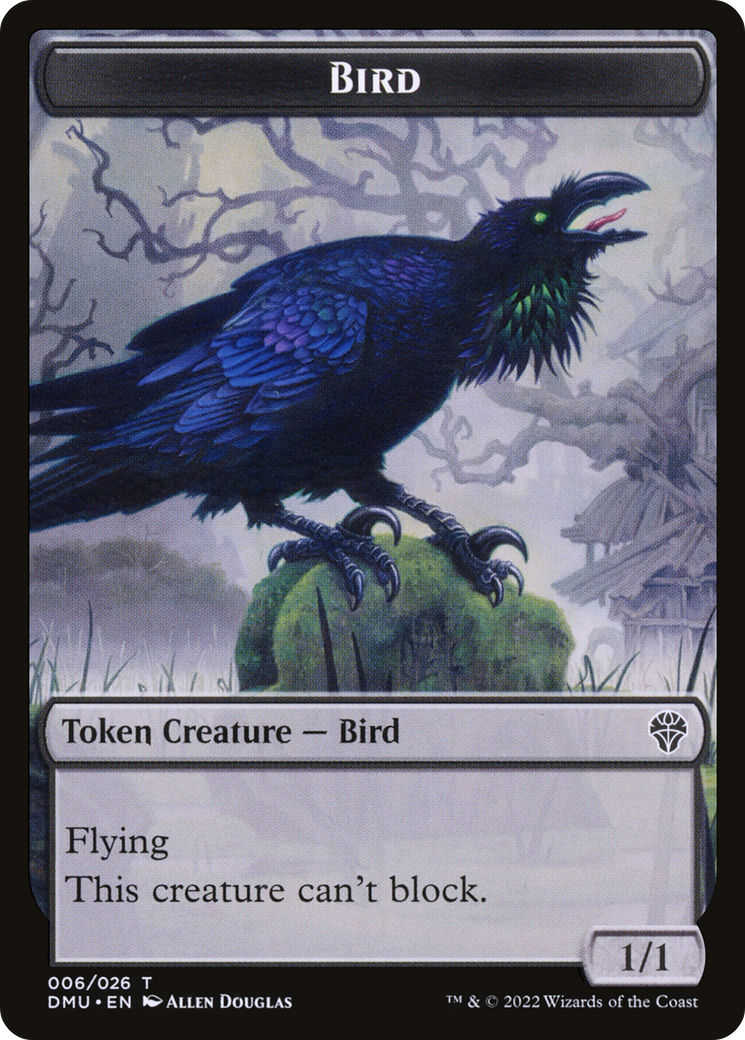 Bird Token (006) (DMU-006) - Dominaria United Tokens Foil