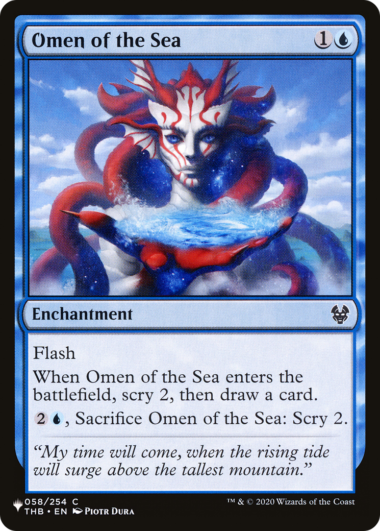 Omen of the Sea (LIST-058/254) - The List