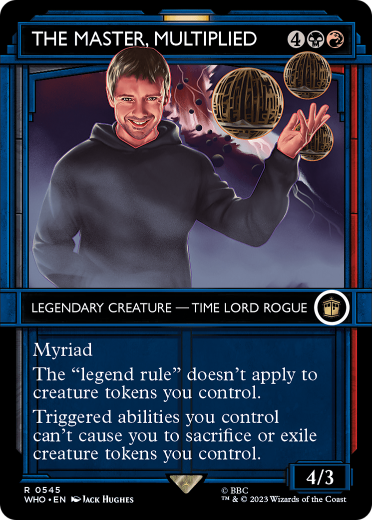 The Master, Multiplied (Showcase) (WHO-545) - Doctor Who: (Showcase) (Borderless) Foil