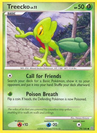 Treecko 079/100 Stormfront - Common
