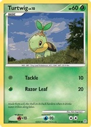 Turtwig 103/130 - Reverse Holofoil Diamond and Pearl - Common