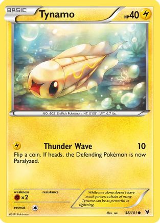 Tynamo (38) 038/101 - Reverse Holofoil Noble Victories - Common
