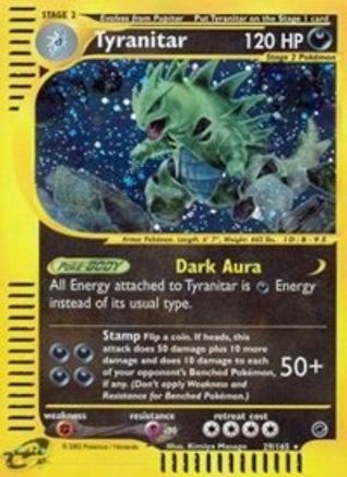 Tyranitar (29) 029 - Reverse Holofoil Expedition - Holo Rare