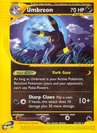 Umbreon (32) 032 Skyridge - Rare