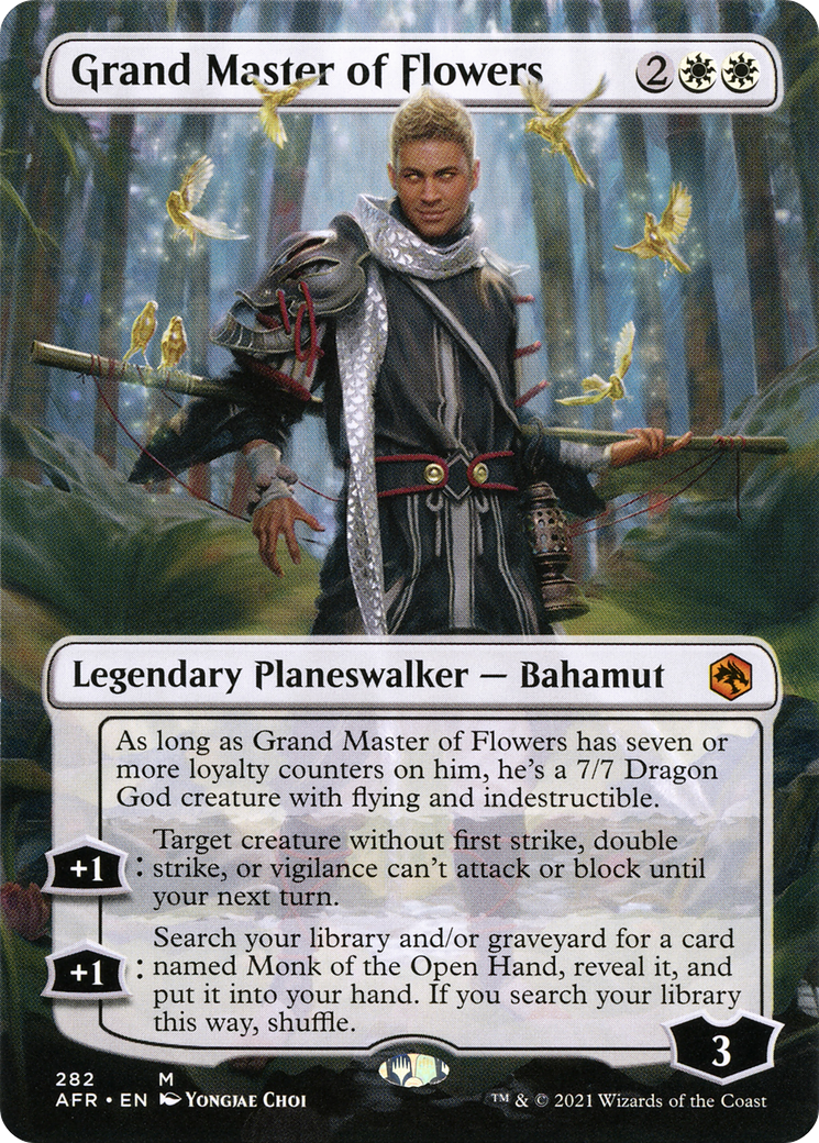 Grand Master of Flowers (Borderless) (AFR-282) - Adventures in the Forgotten Realms