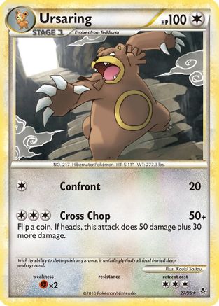 Ursaring 027 Unleashed - Rare
