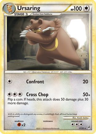 Ursaring 037 - Reverse Holofoil Call of Legends - Rare