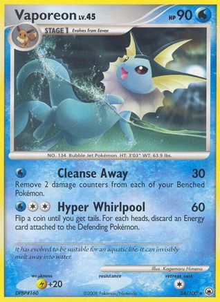 Vaporeon 034 Majestic Dawn - Rare
