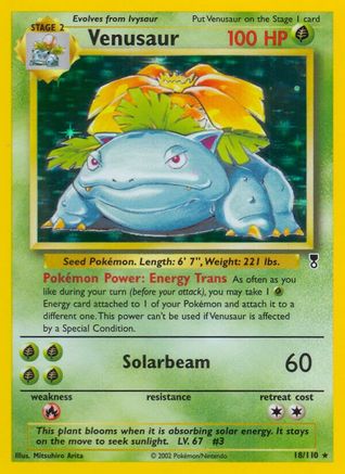 Venusaur 018 - Reverse Holofoil Legendary Collection - Holo Rare