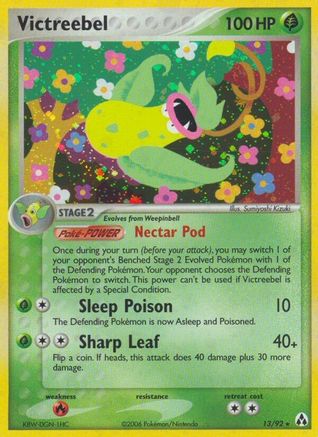 Victreebel 013 - Reverse Holofoil Legend Maker - Holo Rare