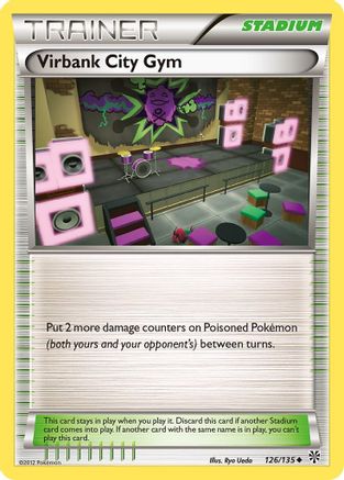 Virbank City Gym 126/135 - Reverse Holofoil Plasma Storm - Uncommon