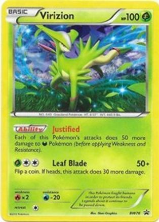 Virizion BW70 - Holofoil Black and White Promos - Promo