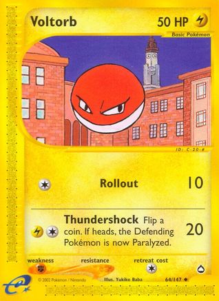 Voltorb (64) 064 Aquapolis - Uncommon