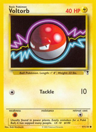Voltorb 097/110 - Reverse Holofoil Legendary Collection - Common