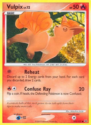 Vulpix 102/127 Platinum - Common