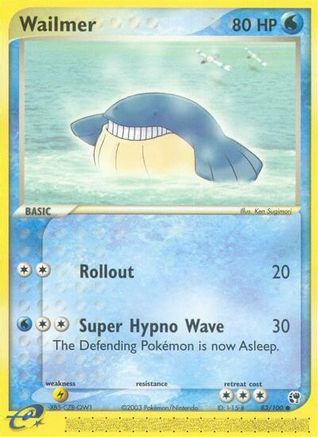 Wailmer 083 - Reverse Holofoil Sandstorm - Common