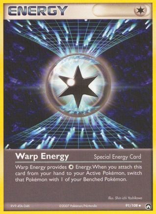 Warp Energy 091 - Reverse Holofoil Power Keepers - Uncommon