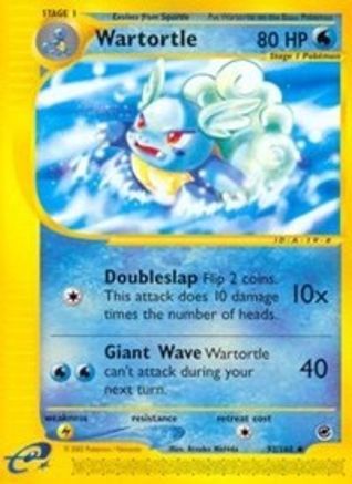 Wartortle 092 - Reverse Holofoil Expedition - Uncommon