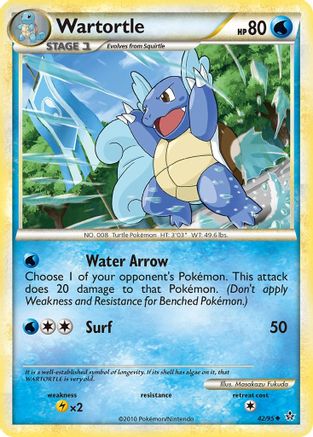 Wartortle 042/95 Unleashed - Uncommon