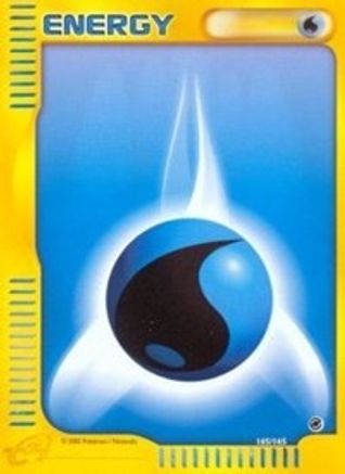 Water Energy 165/165 - Reverse Holofoil Expedition - Common
