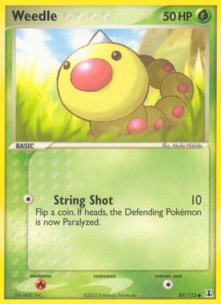 Weedle 087/113 Delta Species - Common