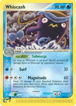 Whiscash 048 - Reverse Holofoil Dragon - Uncommon