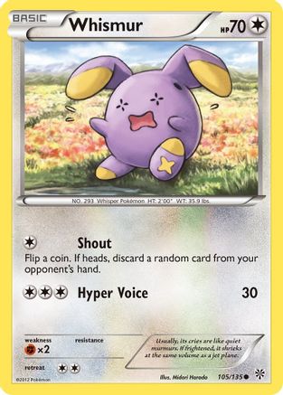 Whismur 105 Plasma Storm - Common