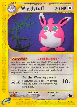 Wigglytuff 034 Skyridge - Rare