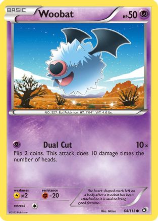 Woobat 064 Legendary Treasures - Common