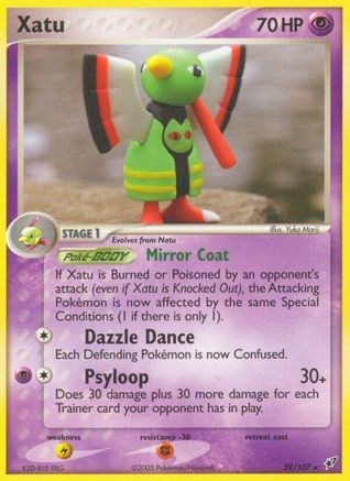 Xatu 029 - Reverse Holofoil Deoxys - Rare