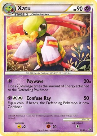 Xatu 011 - Holofoil Unleashed - Holo Rare