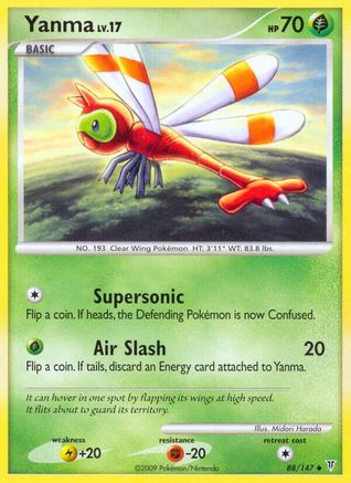 Yanma 088 - Reverse Holofoil Supreme Victors - Uncommon