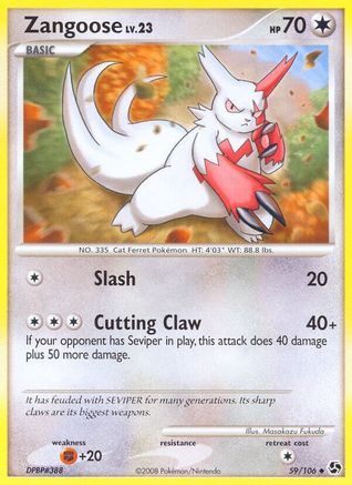 Zangoose 059 Great Encounters - Uncommon
