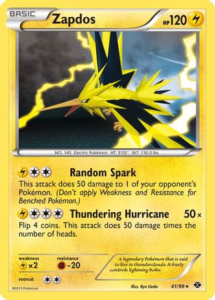 Zapdos 041/99 - Holofoil Next Destinies - Holo Rare