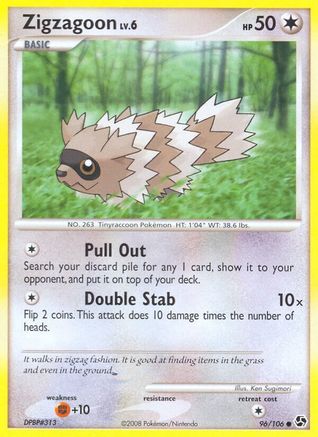Zigzagoon 096/106 Great Encounters - Common