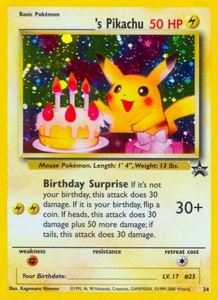 ______'s Pikachu 024/53 - Holofoil WoTC Promo - Promo
